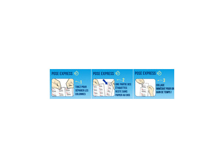 agipa Etiquette universelle, 105 x 42,4 mm, coin droits