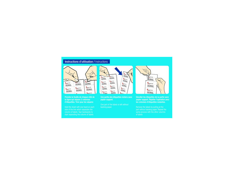 agipa Etiquette universelle, 70 x 29,7 mm, POSE EXPRESS