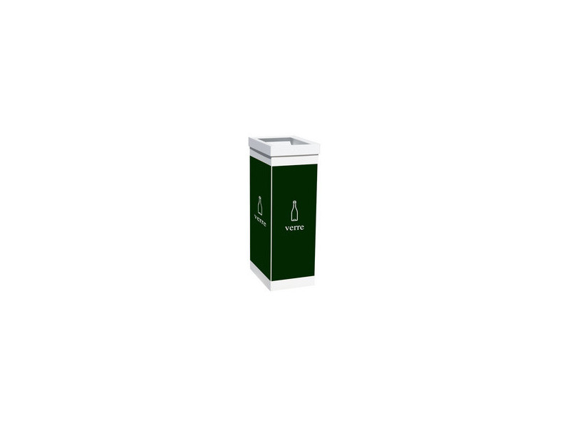 PAPERFLOW Collecteur pour tri sélectif verre, blanc