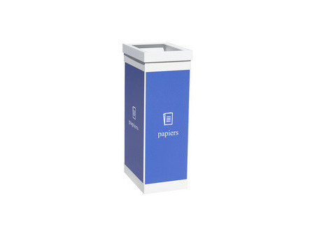 PAPERFLOW Collecteur pour tri sélectif verre, blanc