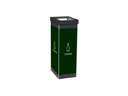 PAPERFLOW Collecteur pour tri sélectif verre, blanc