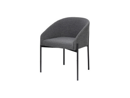 PAPERFLOW Fauteuil visiteur MILO, gris