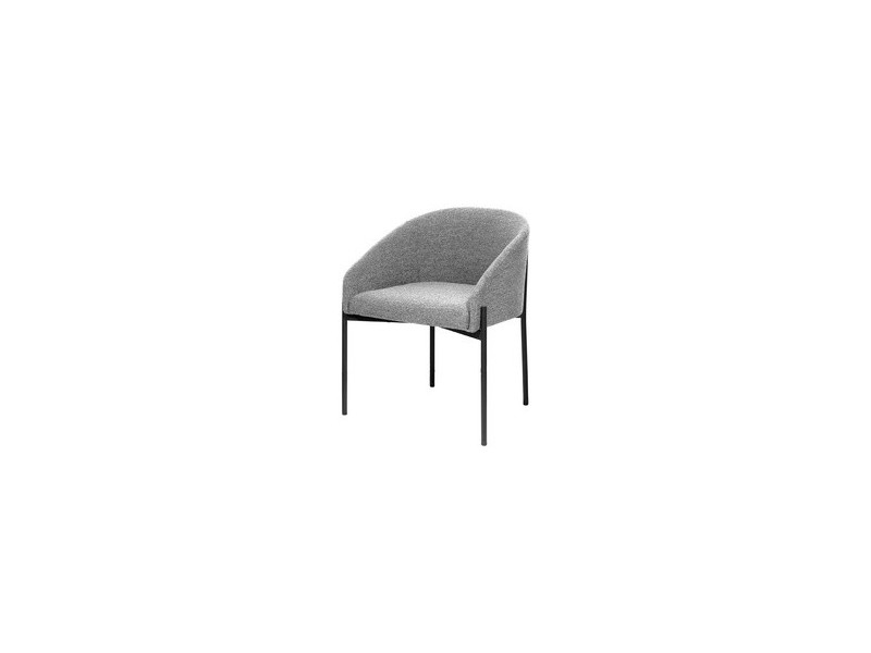 PAPERFLOW Fauteuil visiteur MILO, anthracite