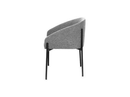 PAPERFLOW Fauteuil visiteur MILO, anthracite