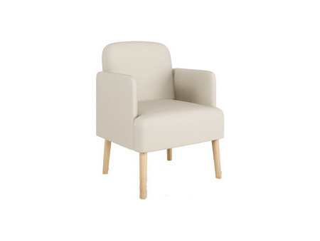 PAPERFLOW Fauteuil visiteur Brooks, simili cuir, orange