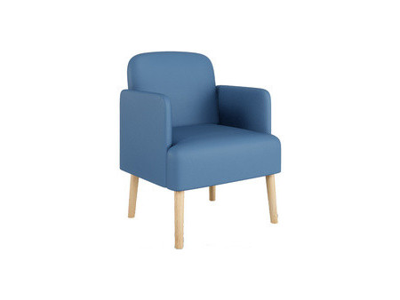 PAPERFLOW Fauteuil visiteur Brooks, simili cuir, lilas