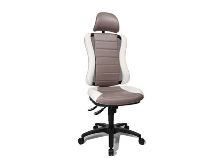 Topstar Fauteuil de bureau 'Head Point RS', blanc / gris