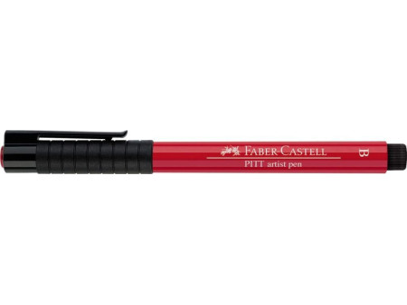FABER-CASTELL Feutre PITT artist pen, rouge géranium clair