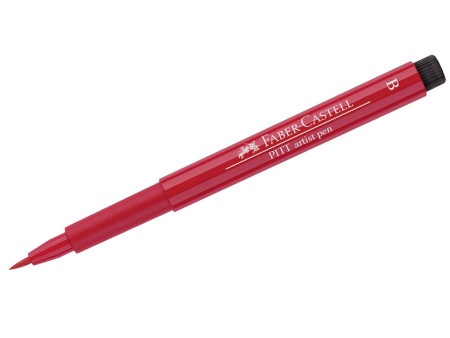 FABER-CASTELL Feutre PITT artist pen, rouge géranium clair