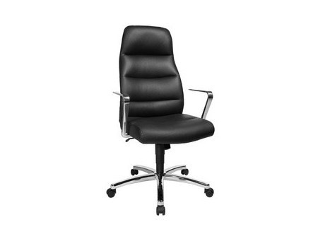 Topstar Fauteuil de direction 'Chairman 70', cuir, noir
