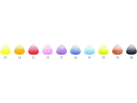 FABER-CASTELL Crayons de couleur Jumbo triangulaire, 10 étui