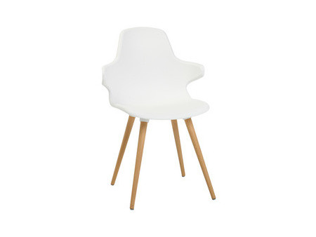 Topstar Chaise visiteur 'T 2020', blanc / hêtre