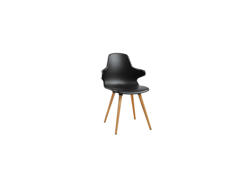Topstar Chaise visiteur 'T 2020', gris foncé / hêtre
