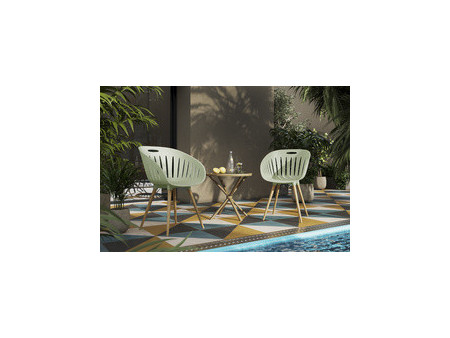 Topstar Chaise d'extérieur 'T2023', set de 2, gris clair