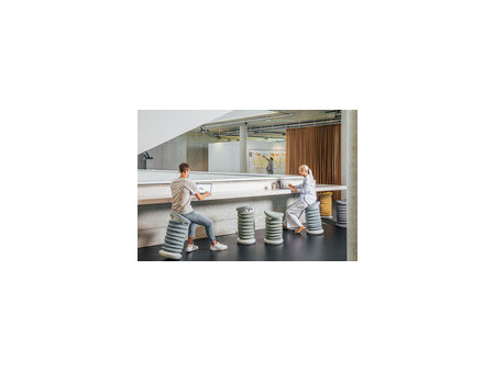 Topstar Tabouret 'Sitness 4D', blanc papyrus / jaune