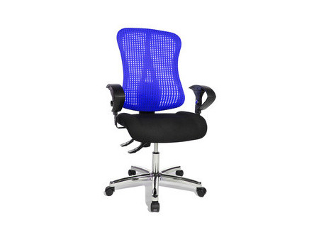 Topstar Chaise de bureau pivotante 'Sitness 90', bleu,