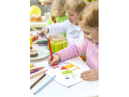FABER-CASTELL Crayon pour cahier et tableau Jumbo GRIP blanc