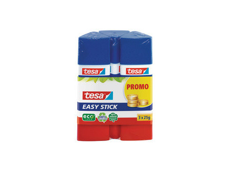 tesa ecoLogo Easy Stick Bâton de colle, sans solvant, 25 g