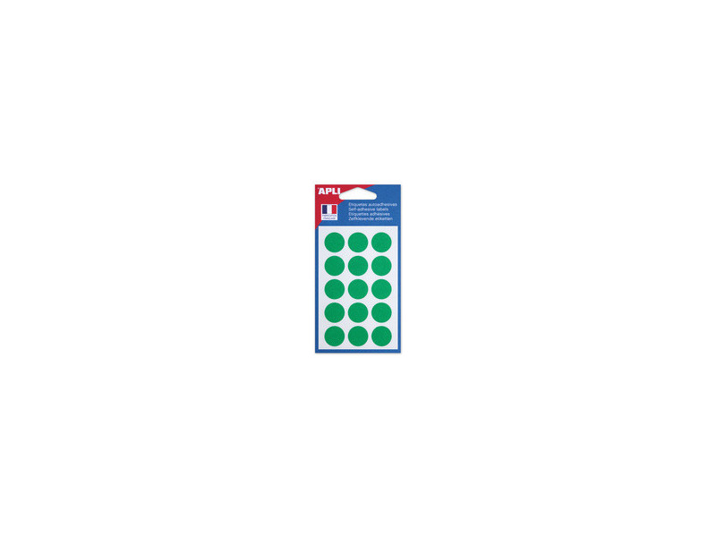 APLI Pastille de signalisation, diamètre: 8 mm, vert