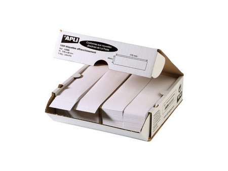 APLI Etiquette d'affranchissement, 140 x 40 mm, blanc