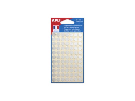 APLI Pastille de signalisation, diamètre: 8 mm, or