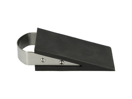 WESTCOTT Cale-porte, en caoutchouc, avec poignée en inox