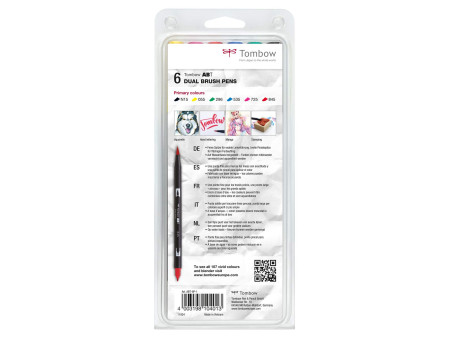 TOMBOW Feutre double pointe 'ABT DUAL BRUSH PEN', couleurs