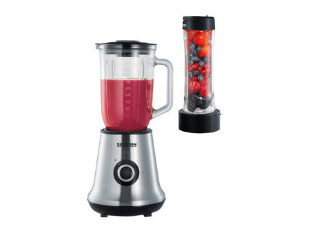 SEVERIN Mixeur multifonction + Smoothie Mix & Go SM 3737,