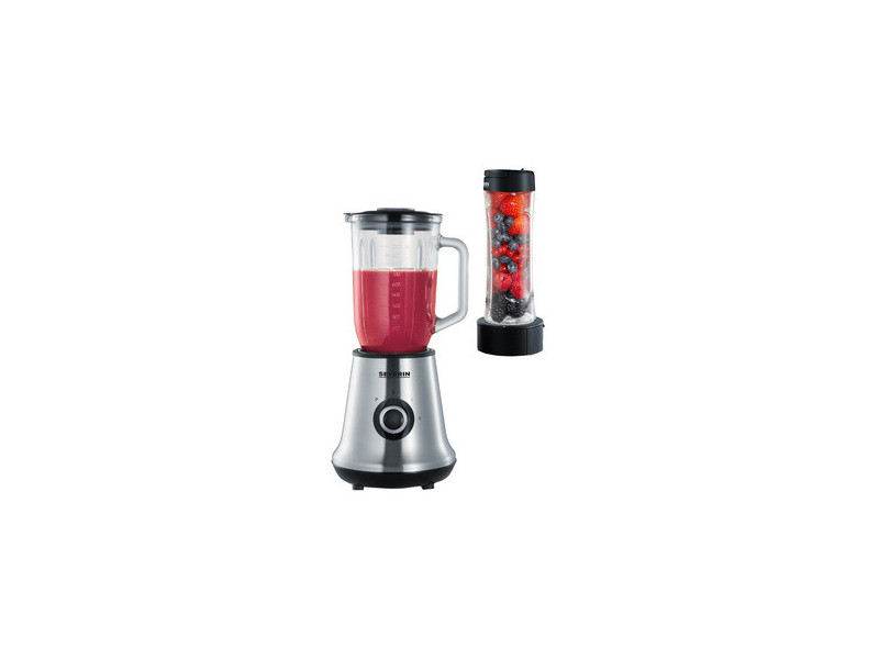 SEVERIN Mixeur multifonction + Smoothie Mix & Go SM 3737,