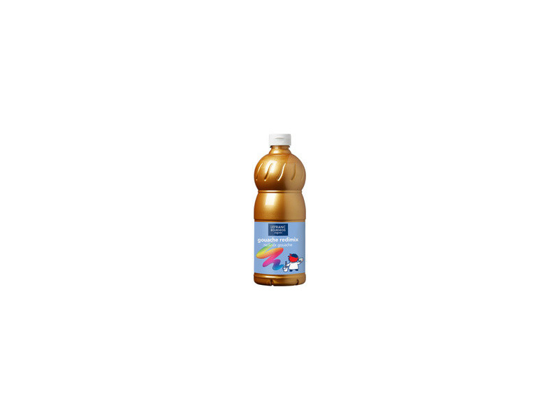 LEFRANC BOURGEOIS Gouache liquide 1.000 ml, jaune primaire