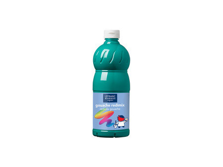 LEFRANC BOURGEOIS Gouache liquide 1.000 ml, jaune primaire