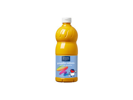 LEFRANC BOURGEOIS Gouache liquide 1.000 ml, jaune primaire