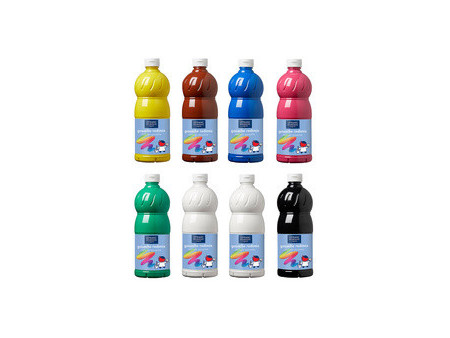 LEFRANC BOURGEOIS Gouache liquide 1.000 ml, jaune primaire