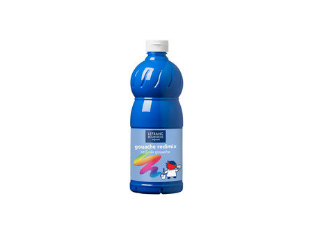 LEFRANC BOURGEOIS Gouache liquide 1.000 ml, jaune primaire