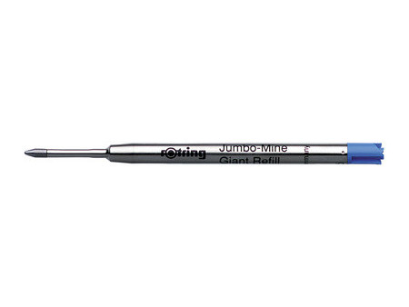 rotring Recharge Jumbo pour stylo bille, M, noir
