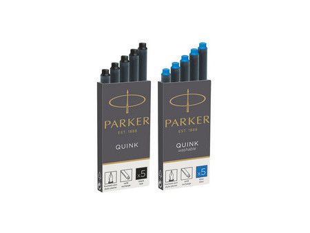 PARKER Cartouches d'encre longues QUINK, bleu