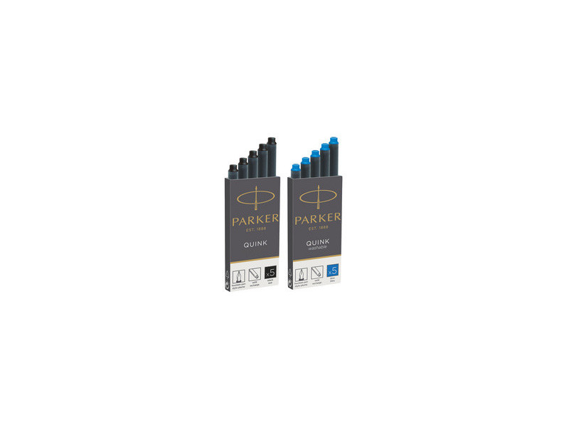 PARKER Cartouches d'encre longues QUINK, bleu
