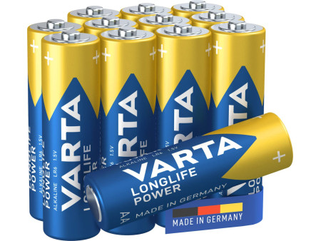 VARTA Pile alcaline Longlife Power, Mignon AA, pack éco
