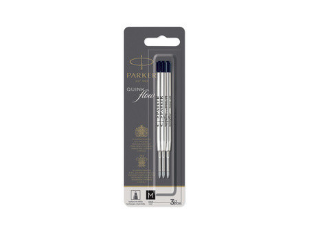 PARKER Recharge pour stylo QUINKflow, F, blister, noir