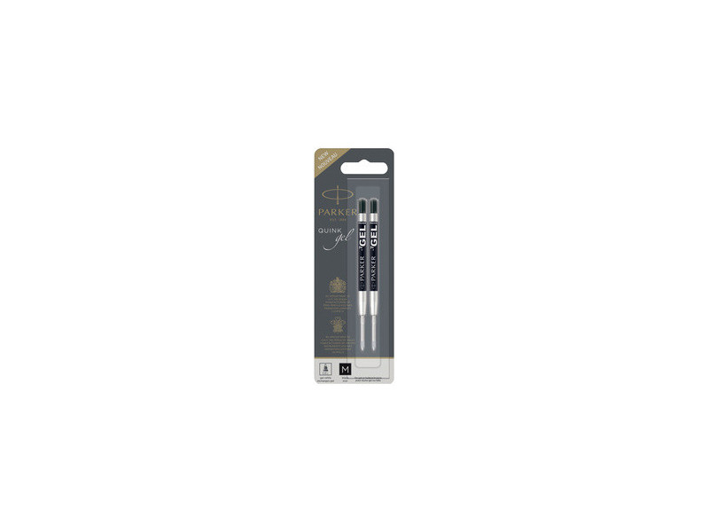 PARKER Recharge QUINK gel, tracé: M, blister de 2, bleu