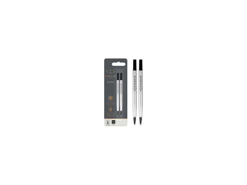 PARKER Recharge pour rollerball QUINK, 0,5 mm, blister, noir