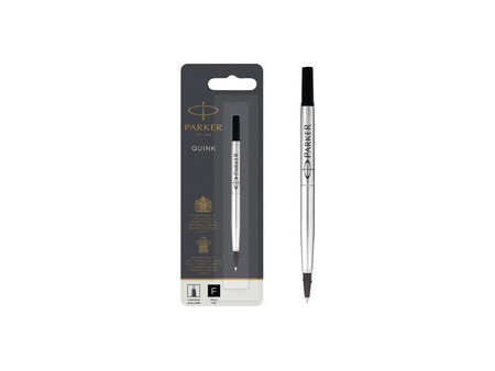 PARKER Recharge pour rollerball QUINK, 0,5 mm, blister, noir