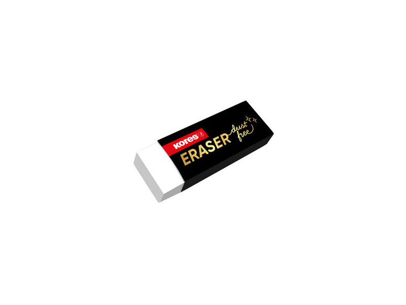 Kores Gomme en plastique 'Dust Free', blanc