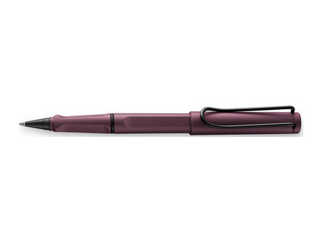 LAMY Stylo roller safari steel scarlet, avec cartouche