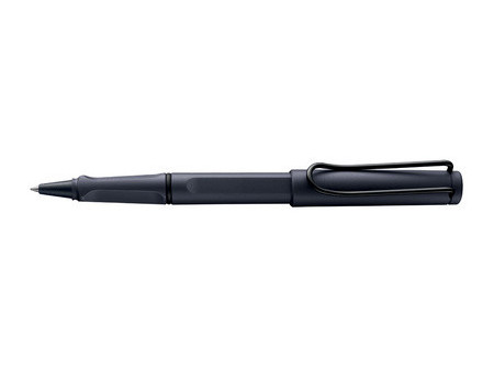 LAMY Stylo roller safari steel scarlet, avec cartouche