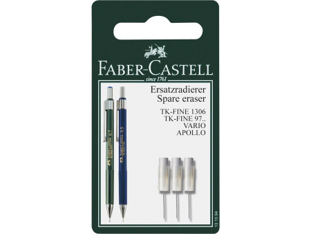 FABER-CASTELL Gomme de rechange pour porte-mines TK-FINE