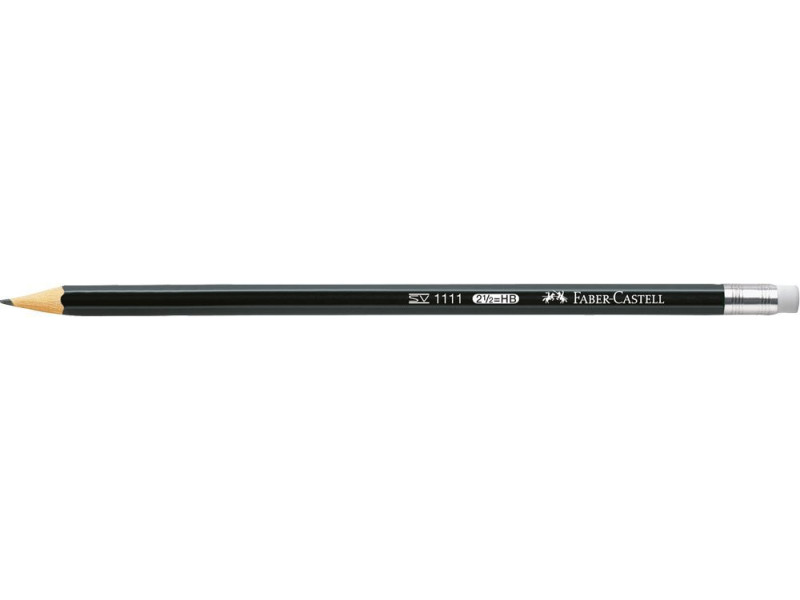 FABER-CASTELL Crayon 1111, hexagonal, degré de dureté: HB