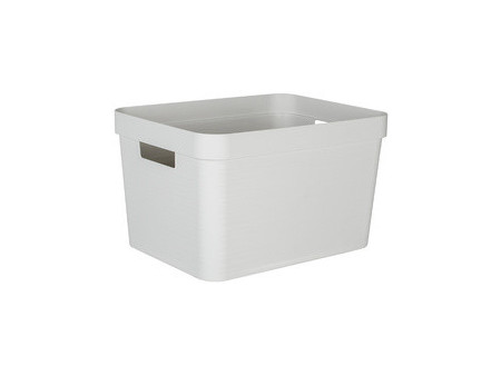 EDA Boîte de rangement STONE, 6 litres, PP, vert laurier