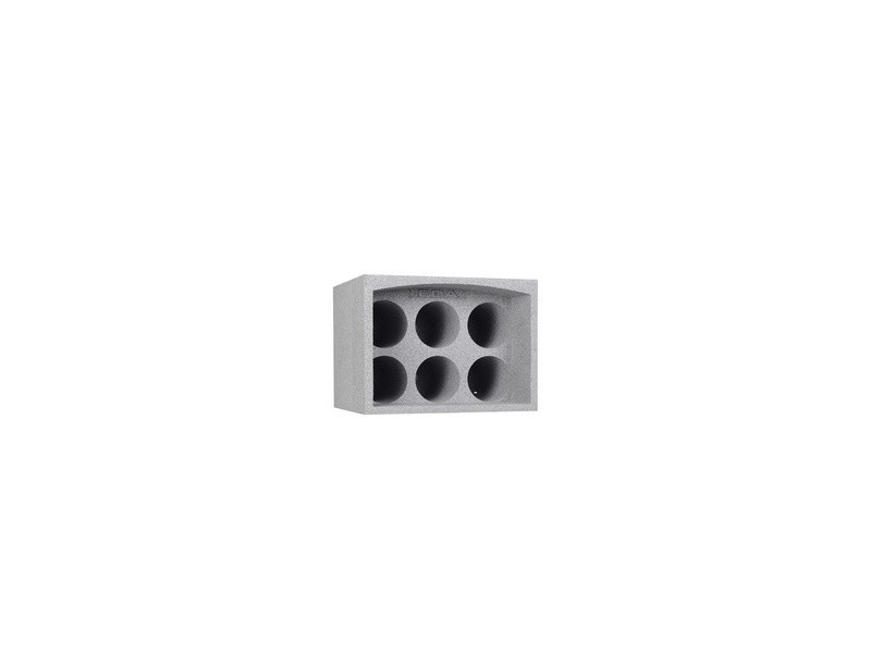 EDA Porte-bouteilles, pour 12 bouteilles, polystyrène, gris