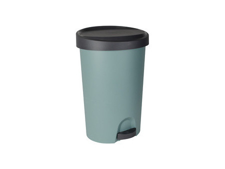 EDA Poubelle à pédale Stepy, 27 litres, PP, anthracite